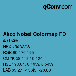 Code couleur: Akzo Nobel Colormap FD - 470A6 | qconv.com
