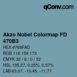 Code couleur: Akzo Nobel Colormap FD - 470B3 | qconv.com
