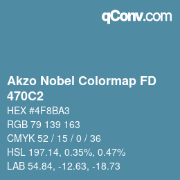 Color code: Akzo Nobel Colormap FD - 470C2 | qconv.com