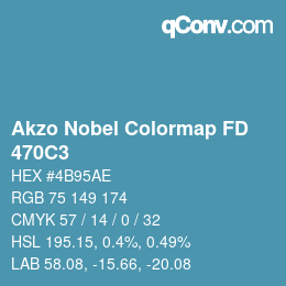 Color code: Akzo Nobel Colormap FD - 470C3 | qconv.com