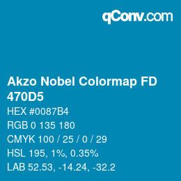 Color code: Akzo Nobel Colormap FD - 470D5 | qconv.com