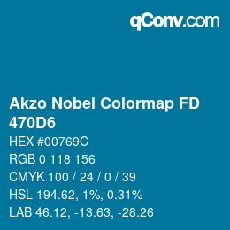 Color code: Akzo Nobel Colormap FD - 470D6 | qconv.com