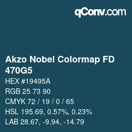 Color code: Akzo Nobel Colormap FD - 470G5 | qconv.com