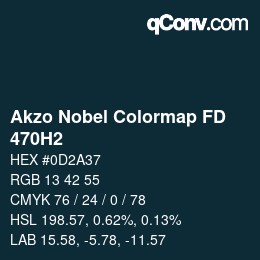 Color code: Akzo Nobel Colormap FD - 470H2 | qconv.com