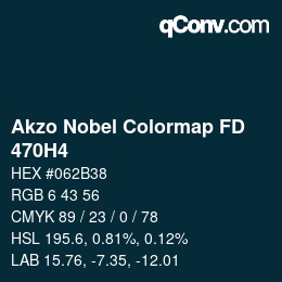 Color code: Akzo Nobel Colormap FD - 470H4 | qconv.com