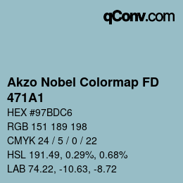 Color code: Akzo Nobel Colormap FD - 471A1 | qconv.com