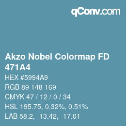 Code couleur: Akzo Nobel Colormap FD - 471A4 | qconv.com