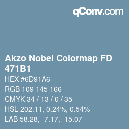 Code couleur: Akzo Nobel Colormap FD - 471B1 | qconv.com