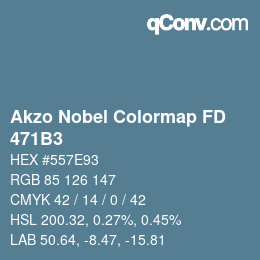 Color code: Akzo Nobel Colormap FD - 471B3 | qconv.com