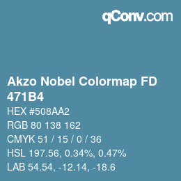 Color code: Akzo Nobel Colormap FD - 471B4 | qconv.com