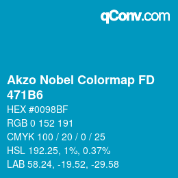 Color code: Akzo Nobel Colormap FD - 471B6 | qconv.com