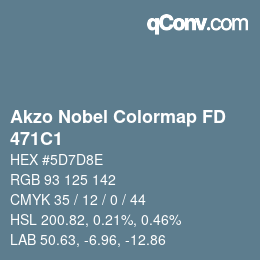 Color code: Akzo Nobel Colormap FD - 471C1 | qconv.com