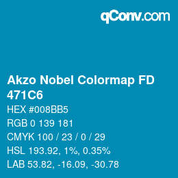 Color code: Akzo Nobel Colormap FD - 471C6 | qconv.com