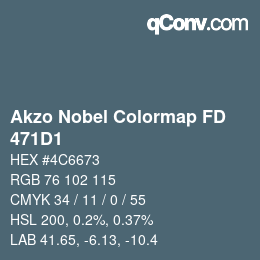 Color code: Akzo Nobel Colormap FD - 471D1 | qconv.com