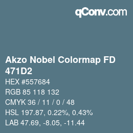Code couleur: Akzo Nobel Colormap FD - 471D2 | qconv.com