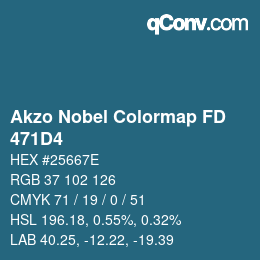 Color code: Akzo Nobel Colormap FD - 471D4 | qconv.com