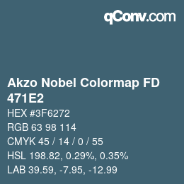 Color code: Akzo Nobel Colormap FD - 471E2 | qconv.com