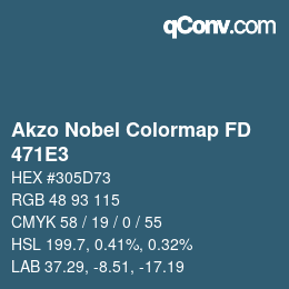 Color code: Akzo Nobel Colormap FD - 471E3 | qconv.com