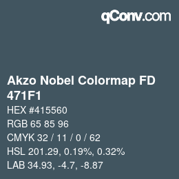 Color code: Akzo Nobel Colormap FD - 471F1 | qconv.com