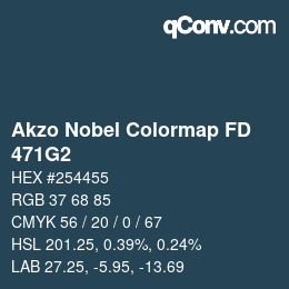 カラーコード: Akzo Nobel Colormap FD - 471G2 | qconv.com