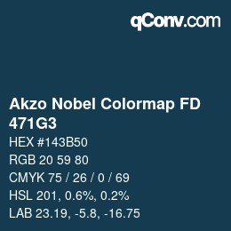 Color code: Akzo Nobel Colormap FD - 471G3 | qconv.com