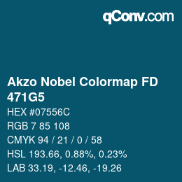 Código de color: Akzo Nobel Colormap FD - 471G5 | qconv.com