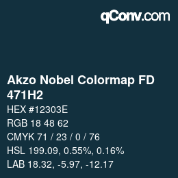 Color code: Akzo Nobel Colormap FD - 471H2 | qconv.com