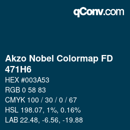 Color code: Akzo Nobel Colormap FD - 471H6 | qconv.com