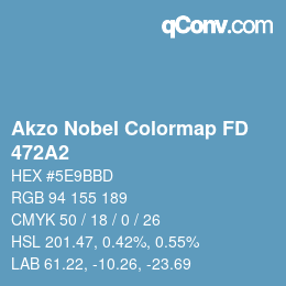 Código de color: Akzo Nobel Colormap FD - 472A2 | qconv.com