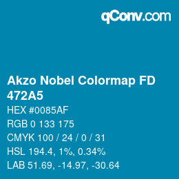 Color code: Akzo Nobel Colormap FD - 472A5 | qconv.com