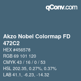 カラーコード: Akzo Nobel Colormap FD - 472C2 | qconv.com