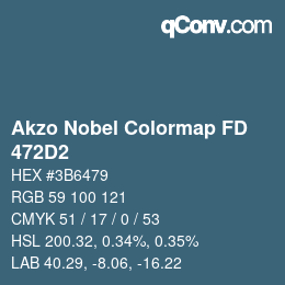 Color code: Akzo Nobel Colormap FD - 472D2 | qconv.com