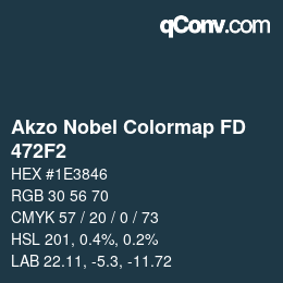 Color code: Akzo Nobel Colormap FD - 472F2 | qconv.com