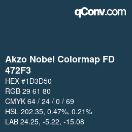Color code: Akzo Nobel Colormap FD - 472F3 | qconv.com