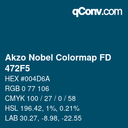 Color code: Akzo Nobel Colormap FD - 472F5 | qconv.com