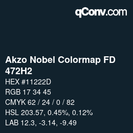 Color code: Akzo Nobel Colormap FD - 472H2 | qconv.com