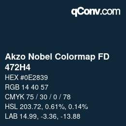 Color code: Akzo Nobel Colormap FD - 472H4 | qconv.com