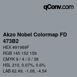 Color code: Akzo Nobel Colormap FD - 473B2 | qconv.com