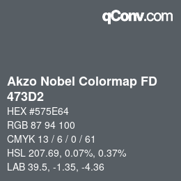 Color code: Akzo Nobel Colormap FD - 473D2 | qconv.com