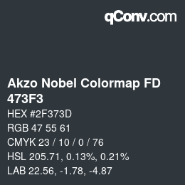 Color code: Akzo Nobel Colormap FD - 473F3 | qconv.com