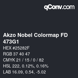 Color code: Akzo Nobel Colormap FD - 473G1 | qconv.com