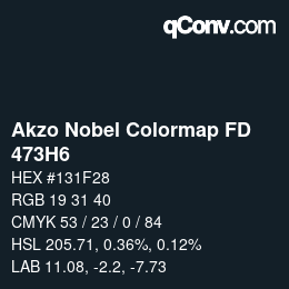 Color code: Akzo Nobel Colormap FD - 473H6 | qconv.com