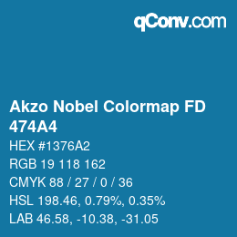 Farbcode: Akzo Nobel Colormap FD - 474A4 | qconv.com