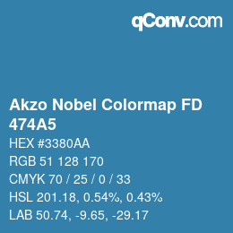 Color code: Akzo Nobel Colormap FD - 474A5 | qconv.com