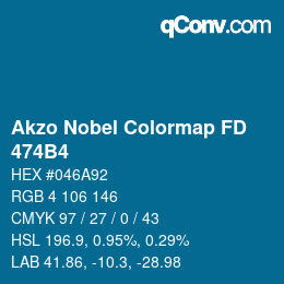 カラーコード: Akzo Nobel Colormap FD - 474B4 | qconv.com