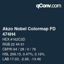 Color code: Akzo Nobel Colormap FD - 474H4 | qconv.com