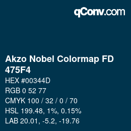 Color code: Akzo Nobel Colormap FD - 475F4 | qconv.com