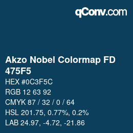 カラーコード: Akzo Nobel Colormap FD - 475F5 | qconv.com