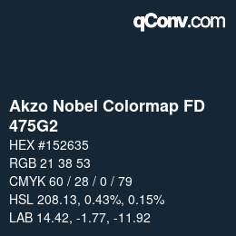 Color code: Akzo Nobel Colormap FD - 475G2 | qconv.com