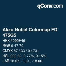 Color code: Akzo Nobel Colormap FD - 475G5 | qconv.com